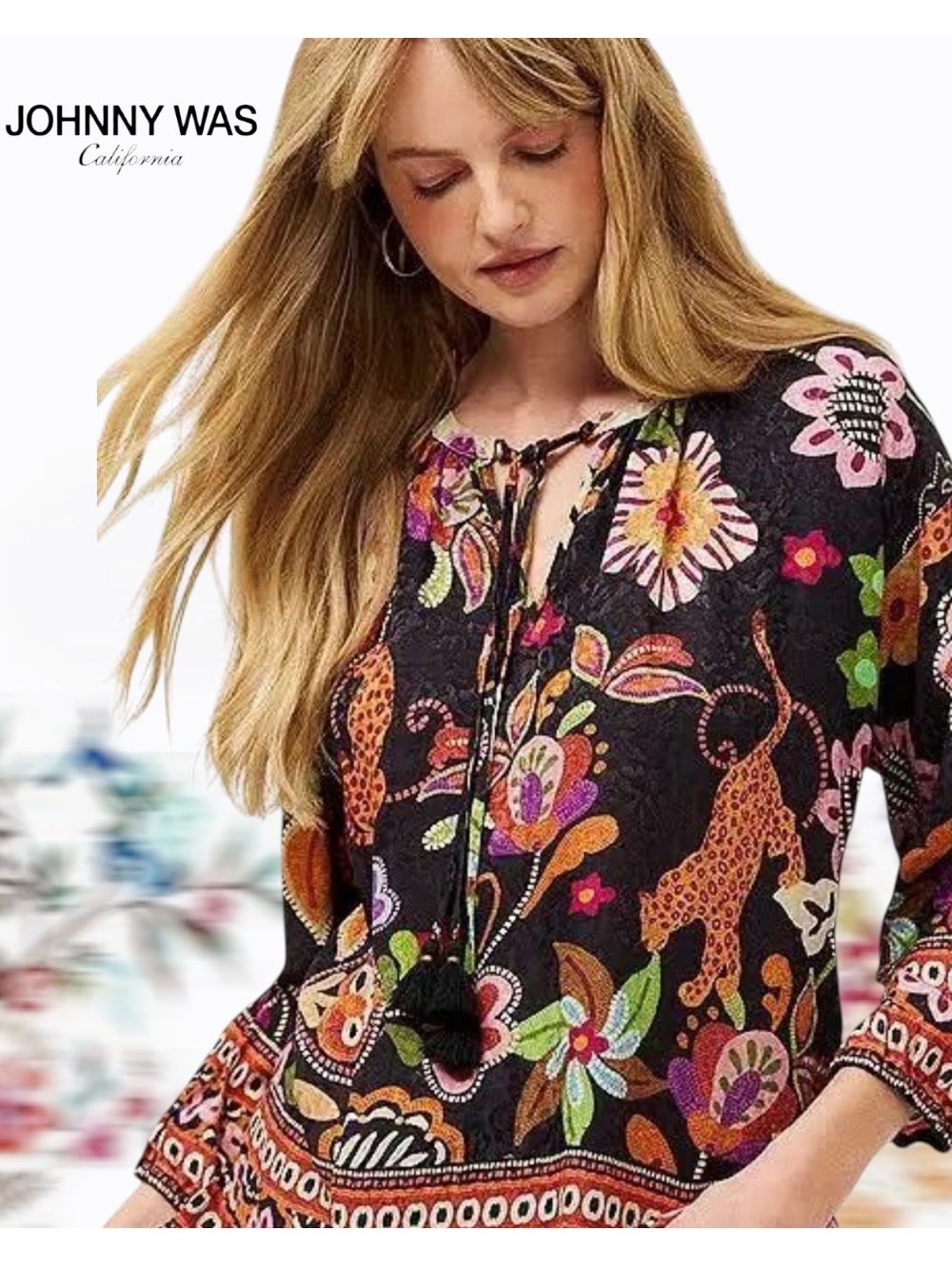 NWT Johnny Was Margot Blouse in Maxima – Size Large ✨